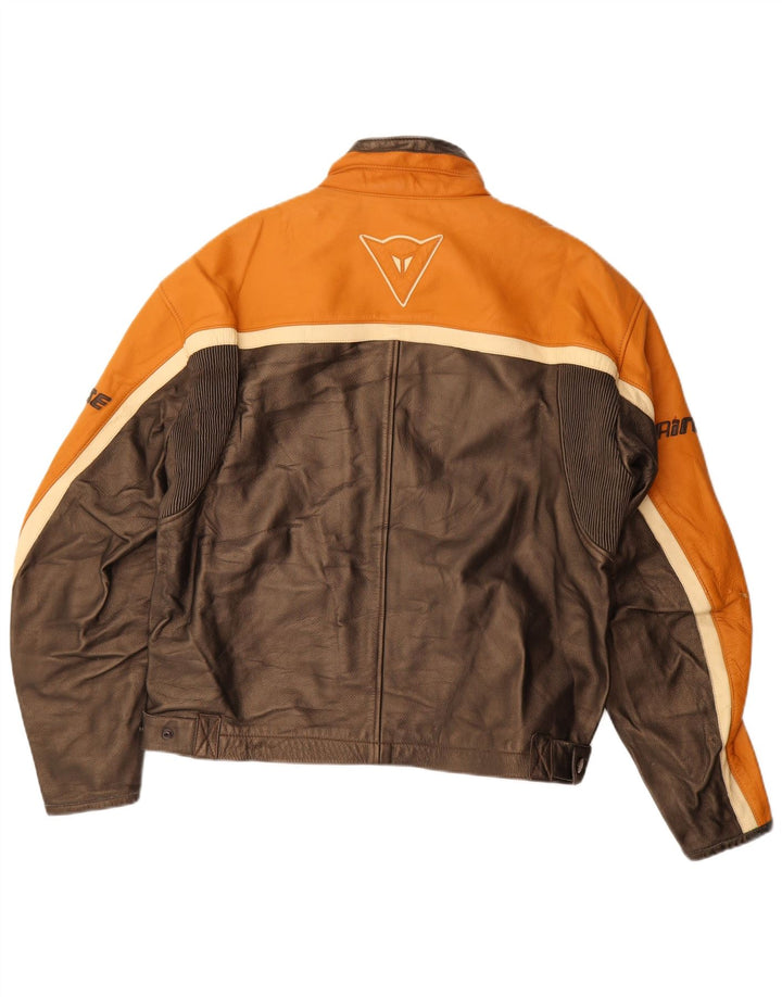 Giacca Dainese Graphic Racer da uomo IT 56 XL Marrone Colourblock