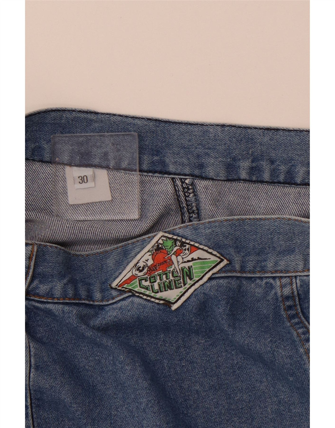 Gonna di jeans da donna VINTAGE W30 blu medio