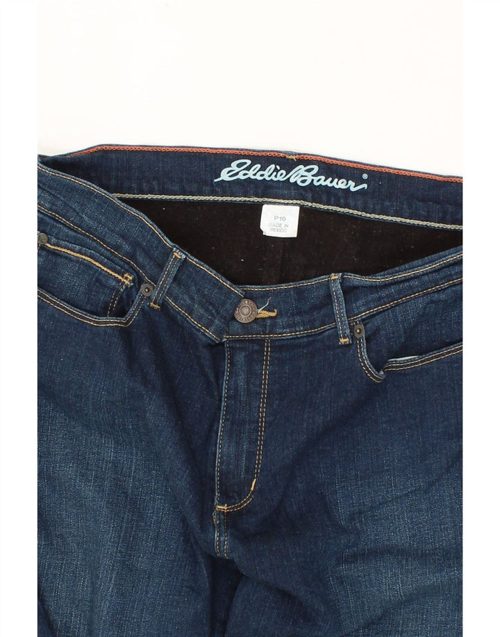 EDDIE BAUER Womens Straight Jeans US 10 Large W30 L29 Blue Cotton Vintage Eddie Bauer and Second-Hand Eddie Bauer from Messina Hembry 