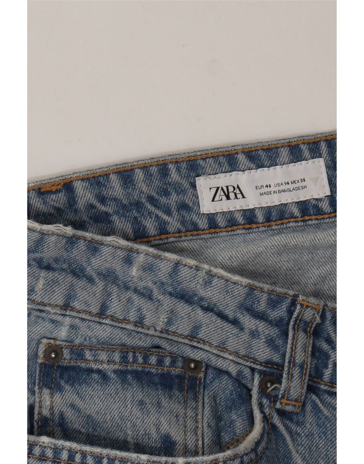 Jeans dritti da donna Zara EU 46 XL W36 L29 Blu