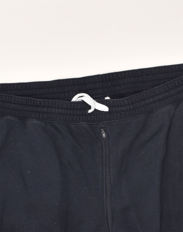 CHAMPION Womens Tracksuit Trousers UK 20 2XL Navy Blue Cotton | Vintage Champion | Thrift | Second-Hand Champion | Used Clothing | Messina Hembry 