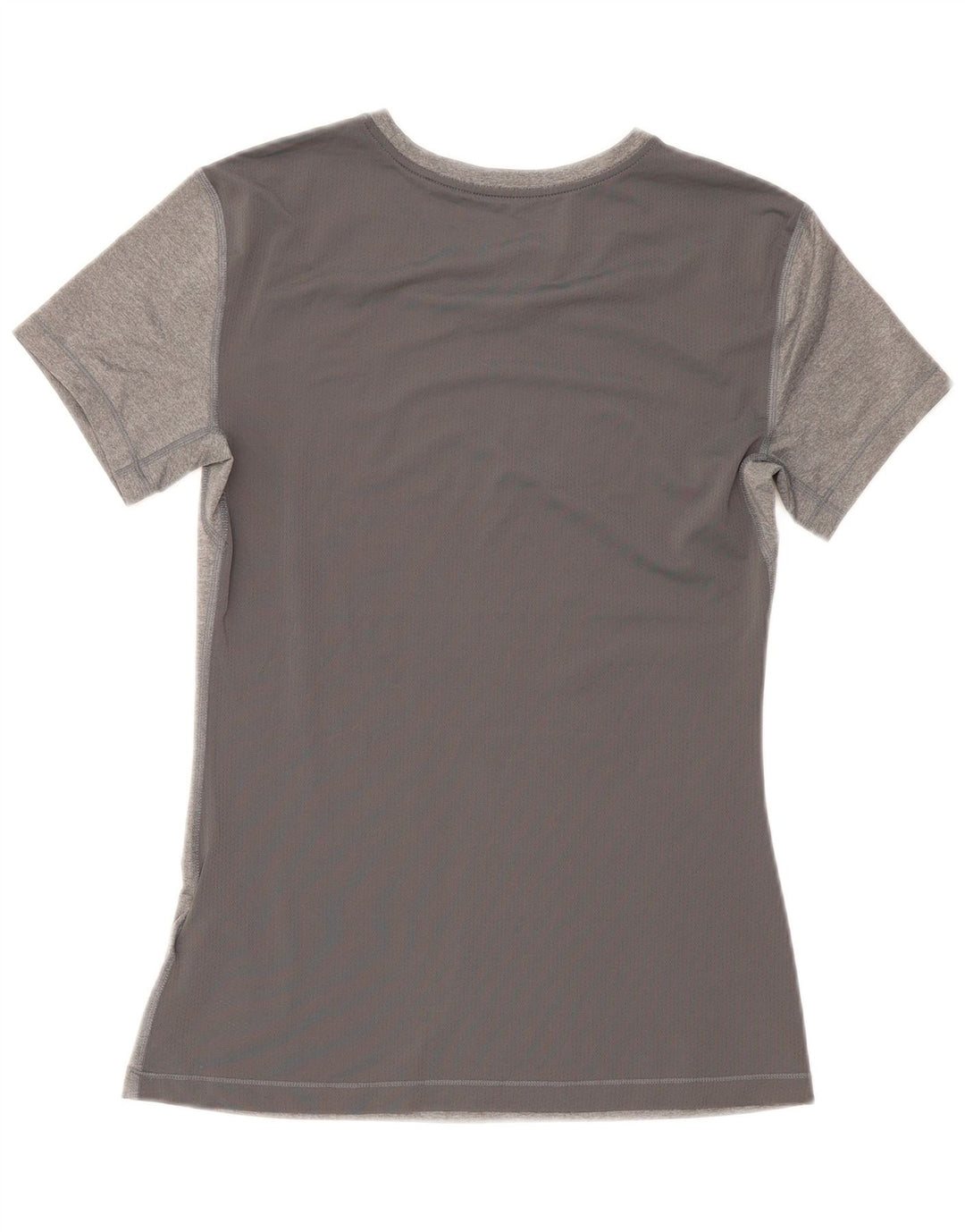 T-shirt Nike Dri Fit da donna, taglia UK 14, grande, in poliestere grigio