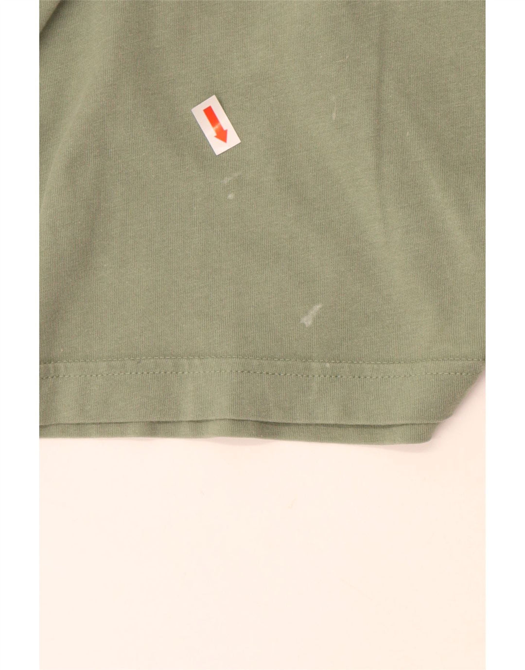 T-shirt grafica da uomo Reebok Top grande in cotone verde