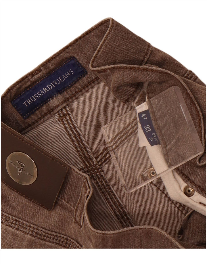 Jeans Slim Uomo Trussardi IT 47 Small W31 L29 Grigio