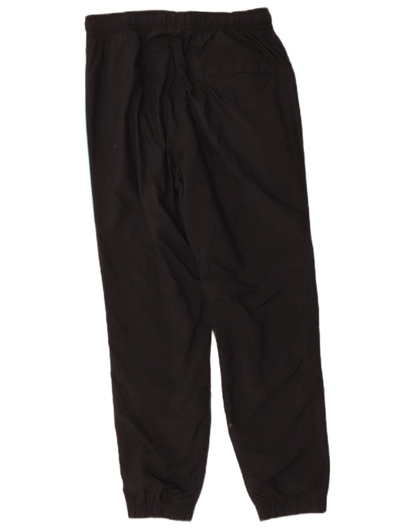 NIKE Mens Graphic Tracksuit Trousers Joggers Medium  Black Colourblock