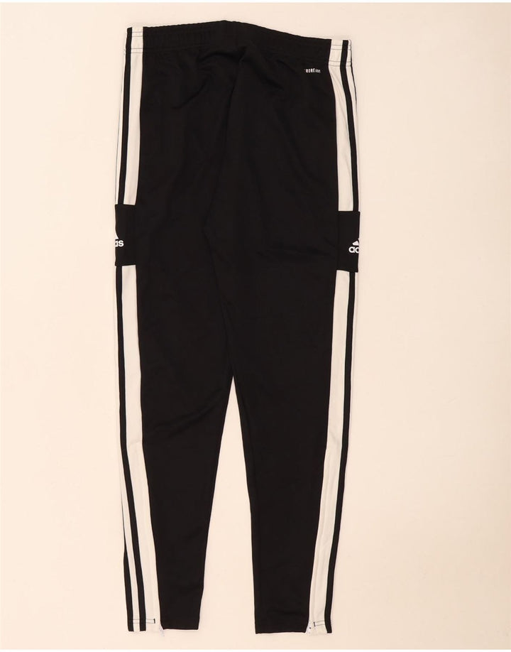 Pantaloni da tuta Adidas Aeroready da uomo in poliestere color block medio nero