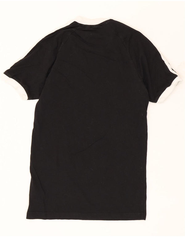 T-shirt da uomo Adidas Top XS in cotone nero