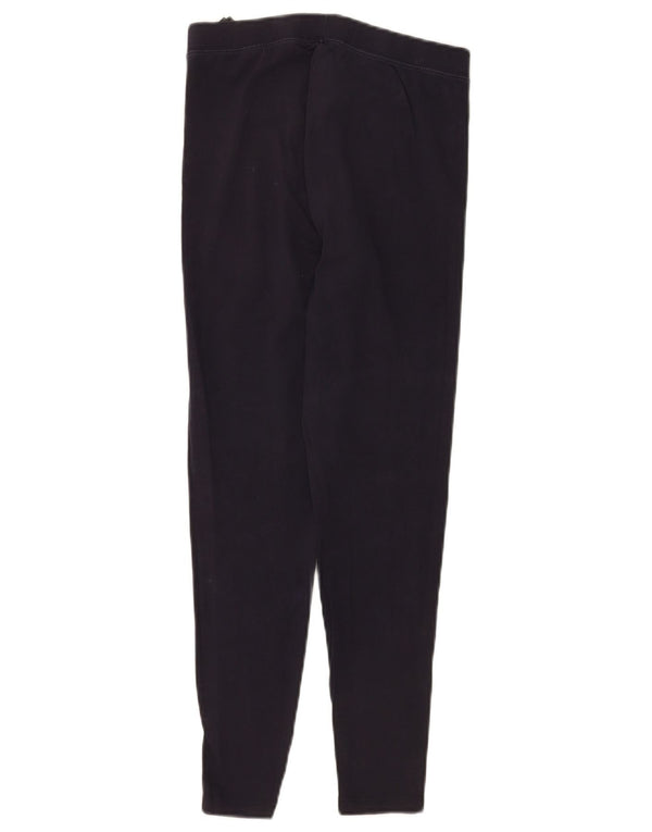 Leggings corti da donna Marks & Spencer UK 10 piccoli cotone blu navy