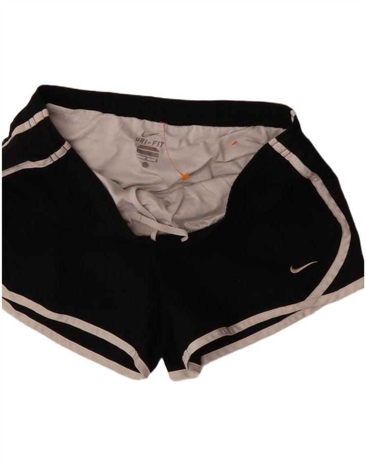 Pantaloncini sportivi NIKE da donna Dri Fit UK 12 medio nero poliestere