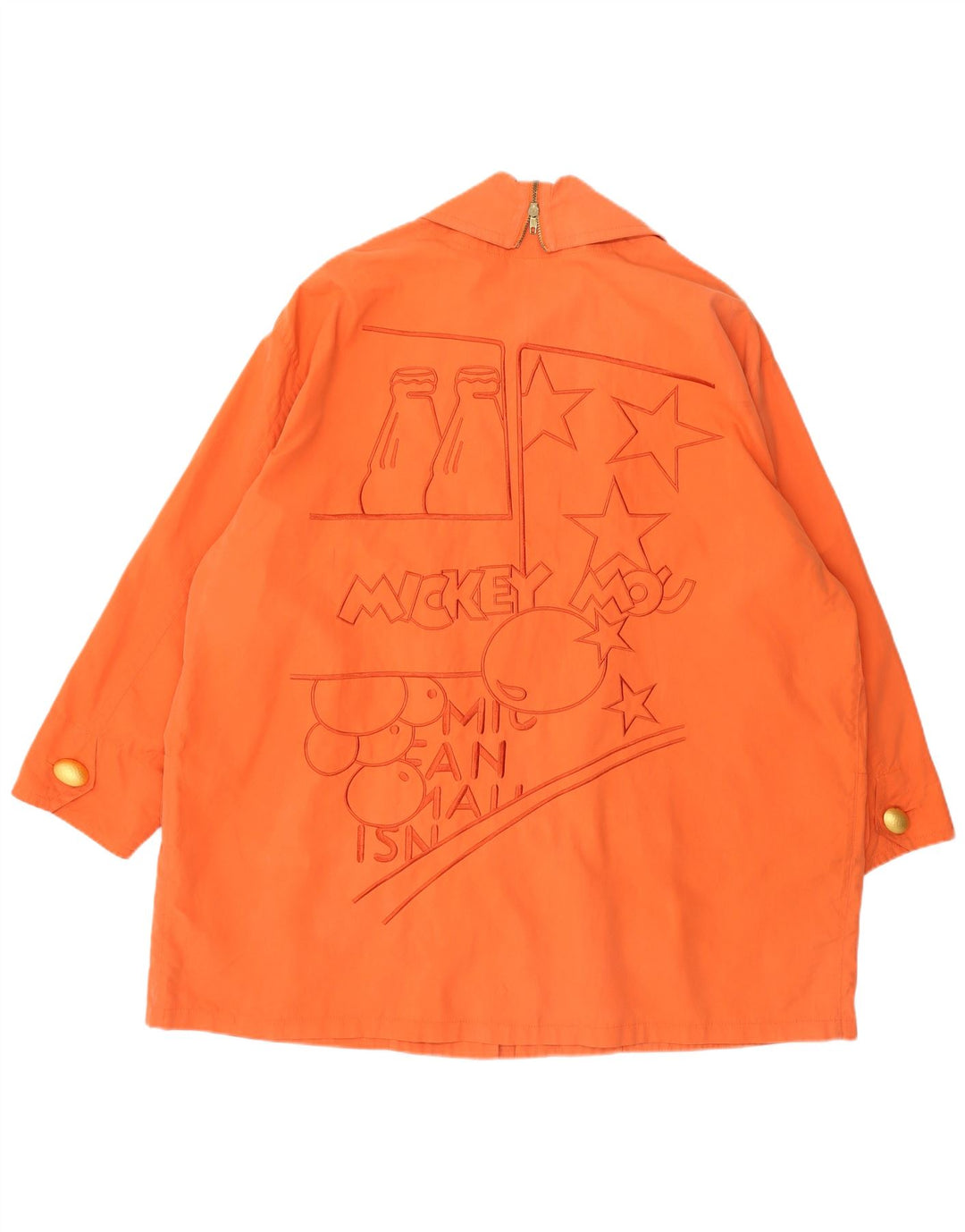 Cappotto oversize grafico da donna Iceberg IT 42 Cotone arancione medio