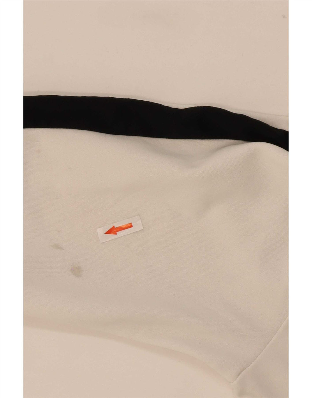 Felpa con cappuccio Nike Dri Fit da uomo, piccola, in poliestere color block bianco