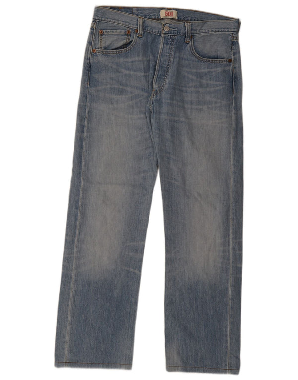 Levi's Uomo 501 Jeans dritti W34 L30 Blu