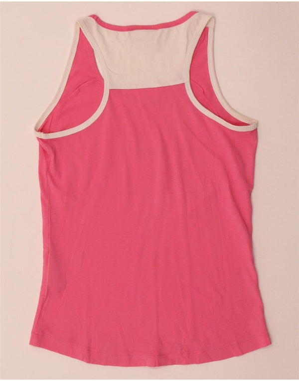 Canotta grafica per ragazze Champion 13-14 anni XL in cotone rosa