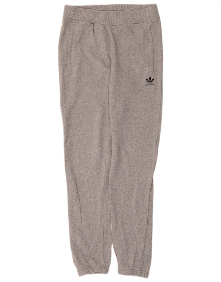 Pantaloni da tuta da uomo Adidas Joggers in cotone grigio medio