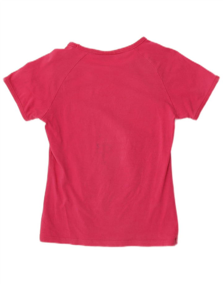 T-shirt grafica da donna Puma UK 12 Medium Pink Colourblock