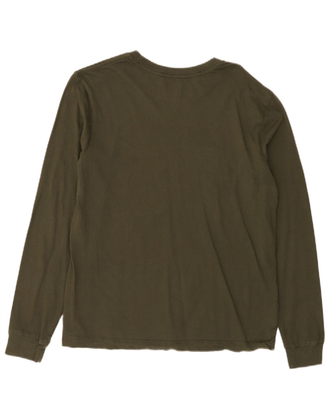 Vans Maglietta grafica da uomo a maniche lunghe in cotone kaki medio