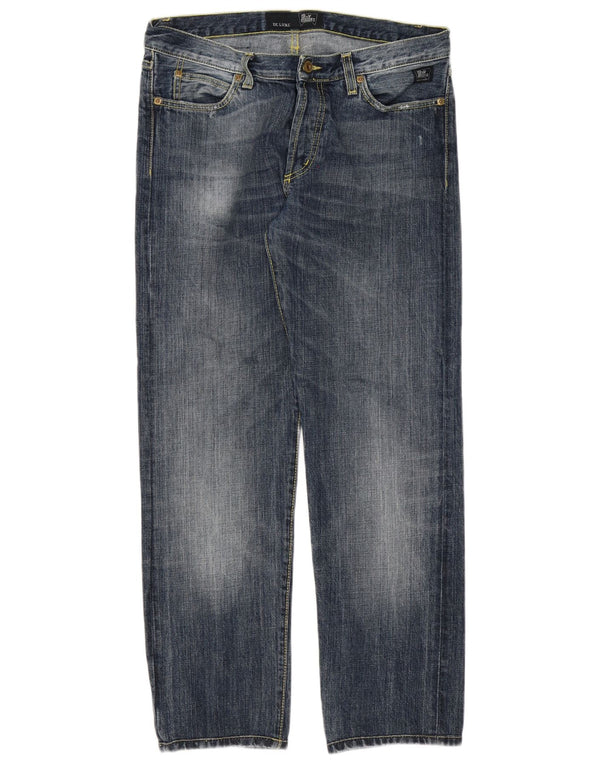 Jeans dritti da uomo Roy Rogers W31 L29 cotone blu navy