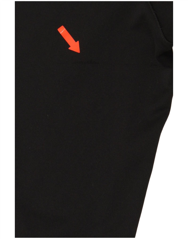 Pantaloni da tuta da uomo Adidas Large neri in poliestere