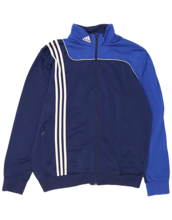 Giacca da tuta da uomo Adidas UK 46/48 XL Blu navy Colourblock