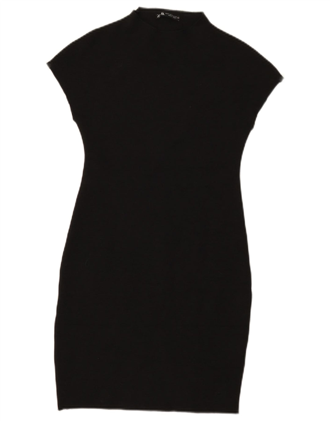 Abito aderente da donna Zara UK 12 viscosa nera media
