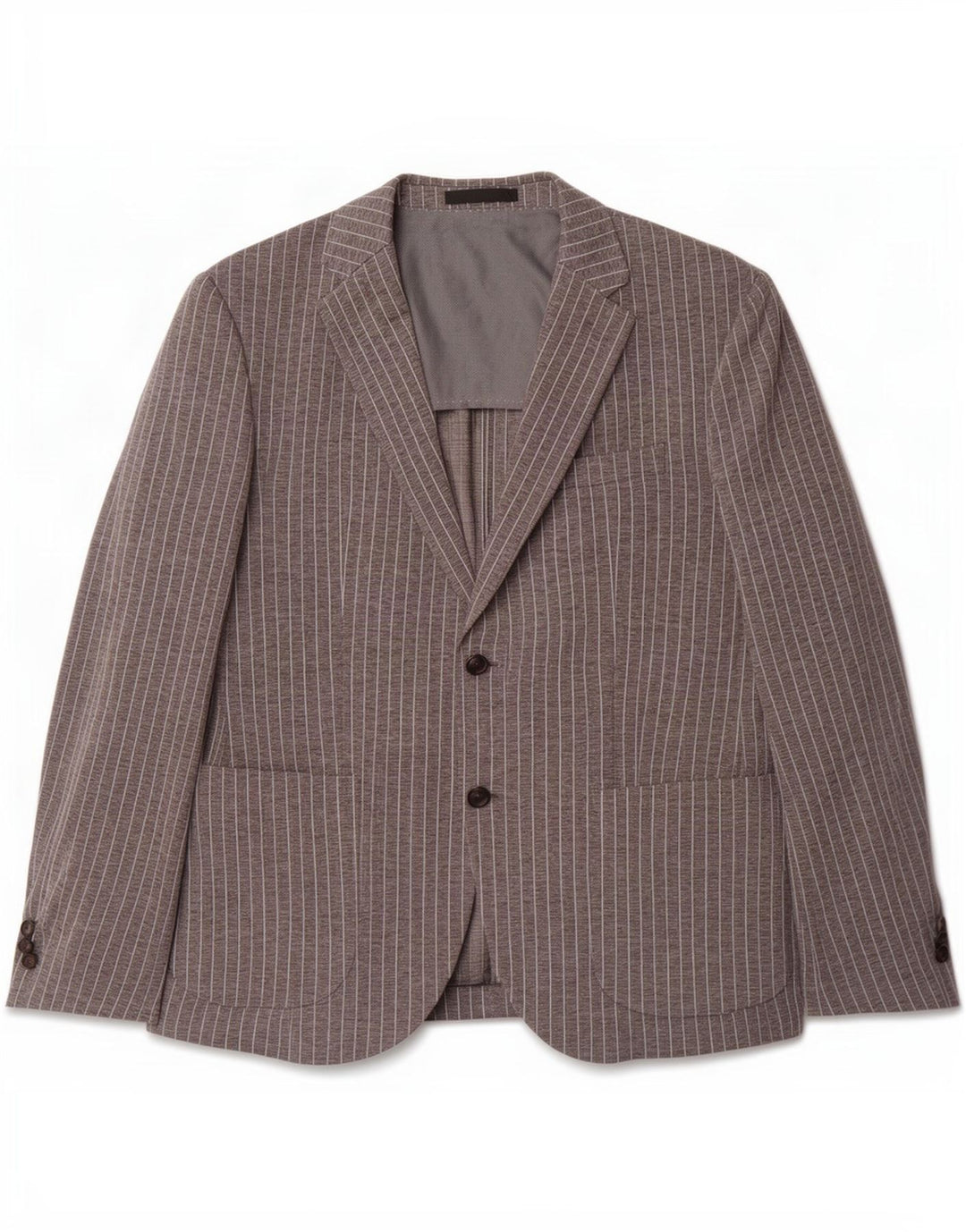 Giacca blazer da uomo a 2 bottoni Joop UK 40 grande gessato grigio