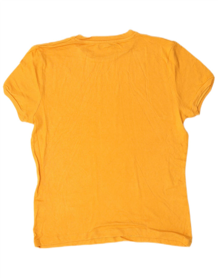 T-shirt Zara Uomo Top Media Giallo in viscosa