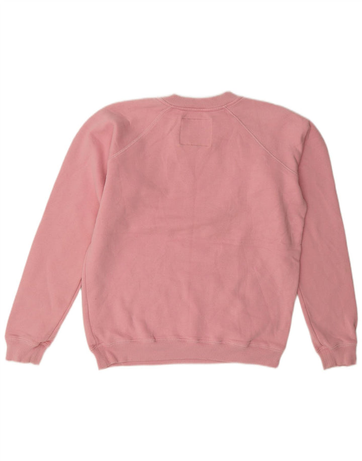 Felpa oversize da donna Jack Wills UK 8 Small Cotone rosa