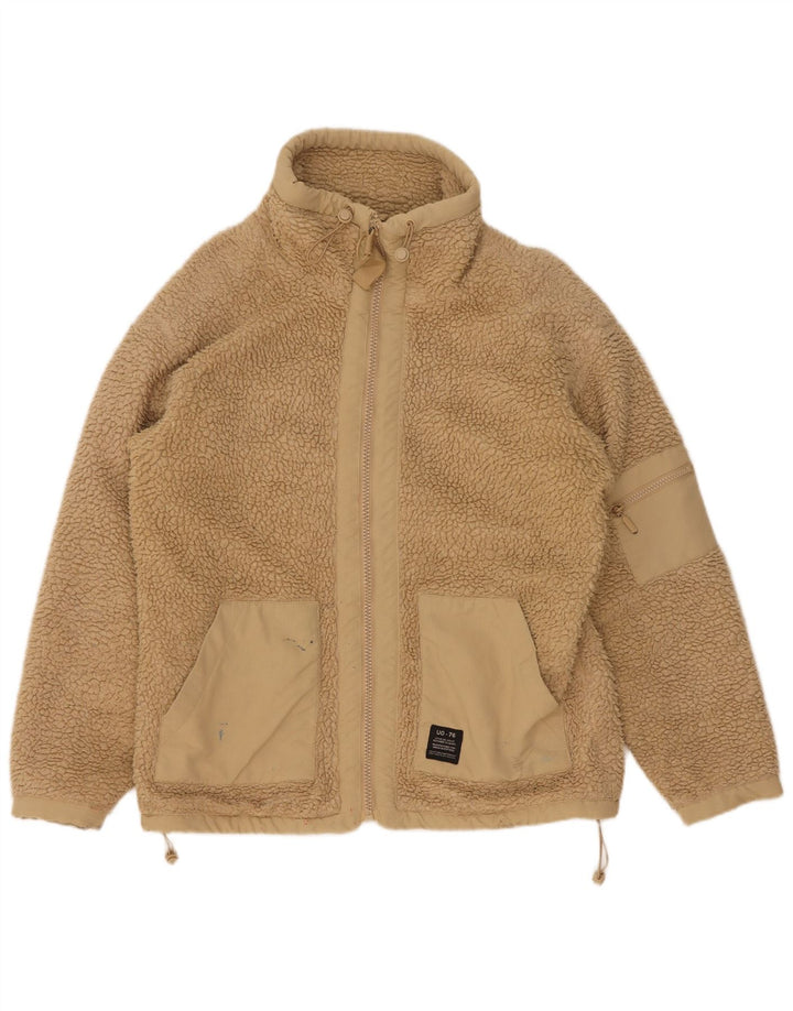 Giacca in pile da uomo Urban Outfitters UK 36 Small Beige Poliestere