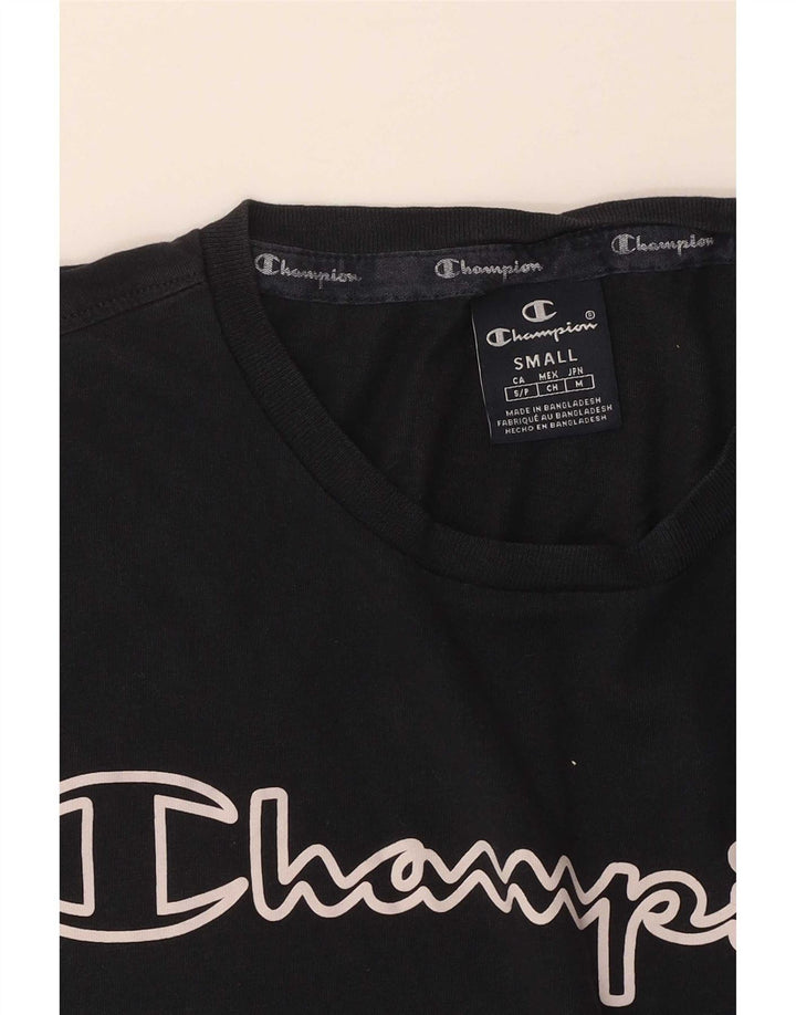 T-shirt grafica da uomo Champion Top Small Blu Navy