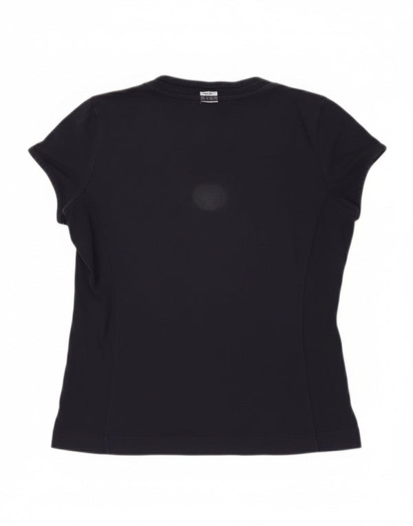 Maglietta Champion da donna Easy Fit, taglia UK 10, piccola, in cotone blu navy