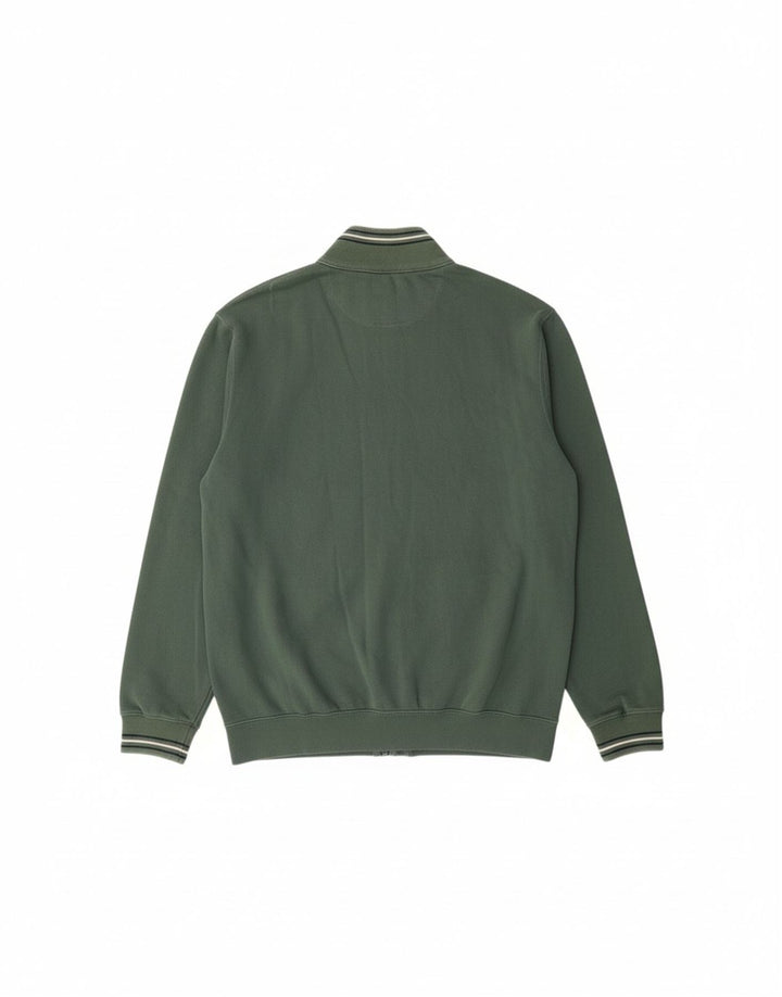 CHAMPION Mens Tracksuit Top Jacket 2XL Green Cotton