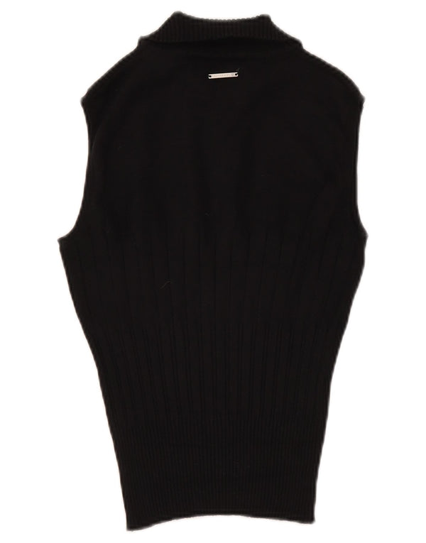 Maglione da donna Trussardi Jeans con collo alto UK 12 Medio Nero