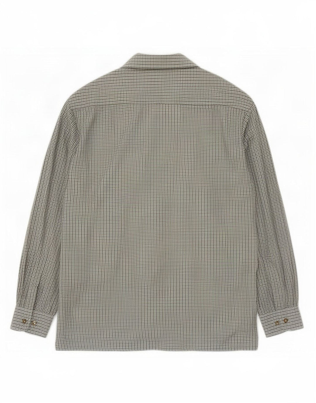Camicia da uomo Dickies in poliestere pied de poule verde medio