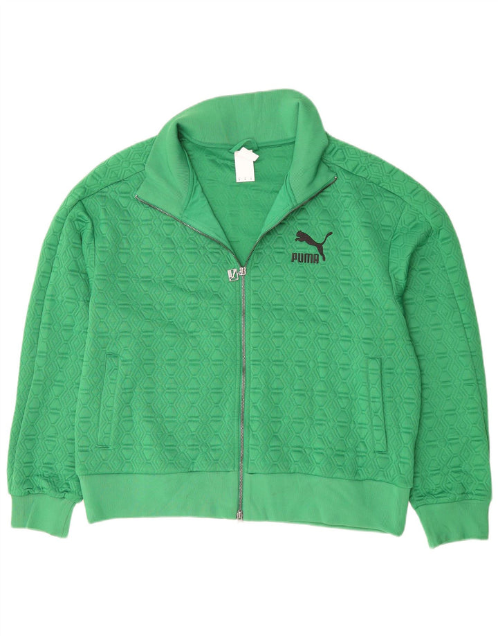 Giacca sportiva da uomo Puma XL Verde geometrica in poliestere