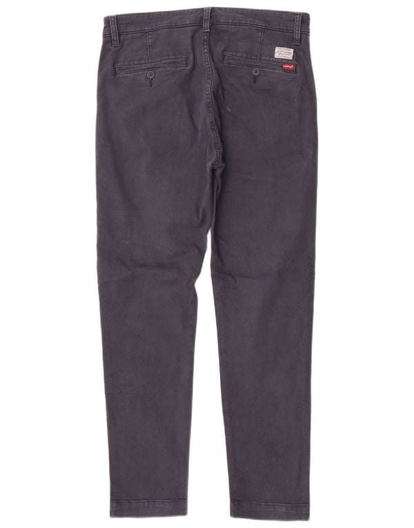 Levi's Mens Slim Tapered Chino Trousers W32 L30 Navy Blue Cotton