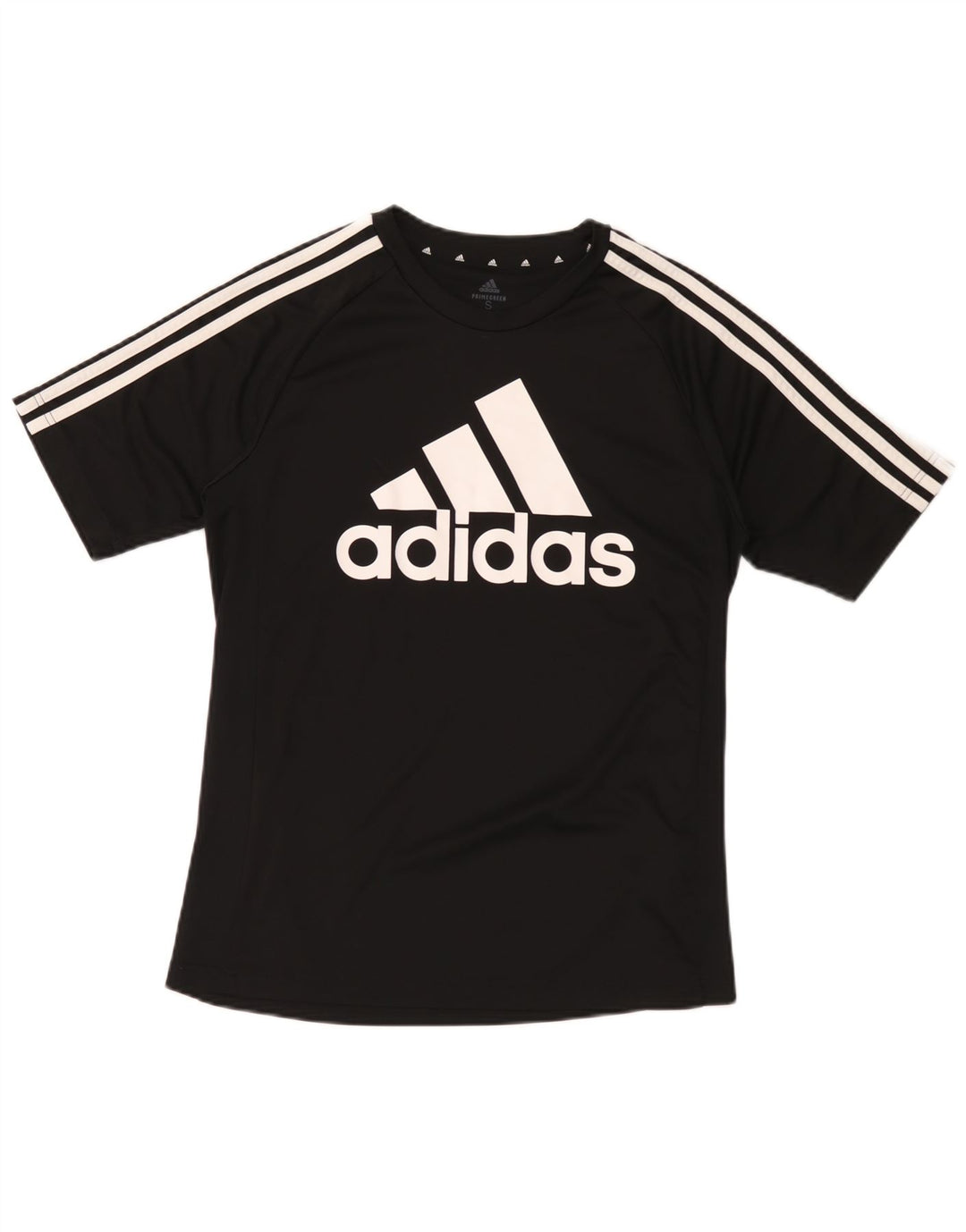 T-shirt grafica Adidas Aeroready da uomo, piccola, in poliestere nero