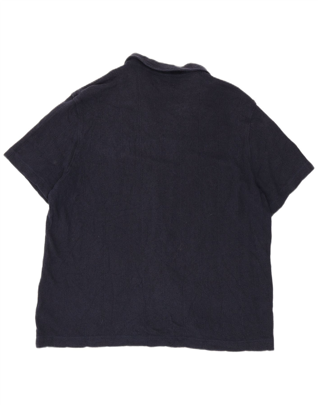 Camicia a maniche corte da uomo Marks & Spencer 2XL cotone blu navy