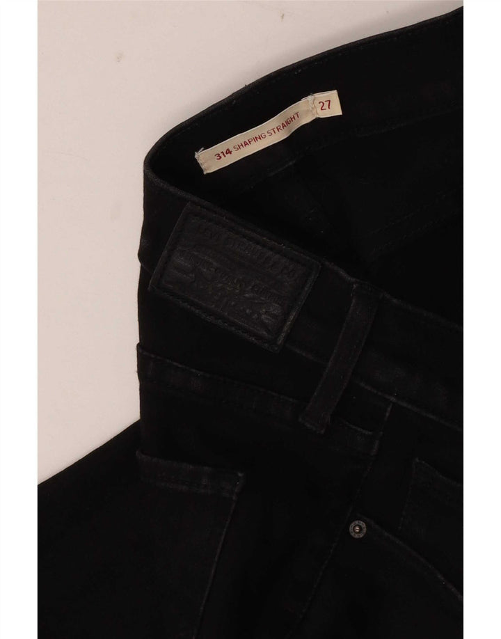 Jeans dritti modellanti da donna Levi's 314 W27 L30 neri