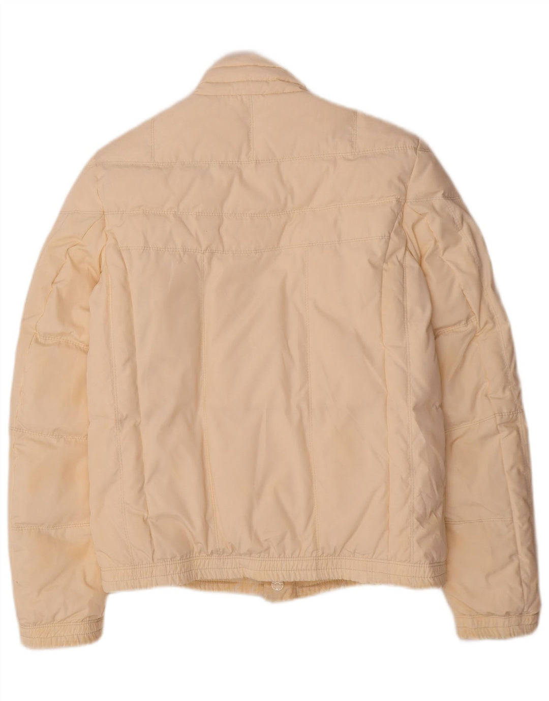 Giacca imbottita reversibile da donna Hugo Boss UK 8 Small Beige Poliestere