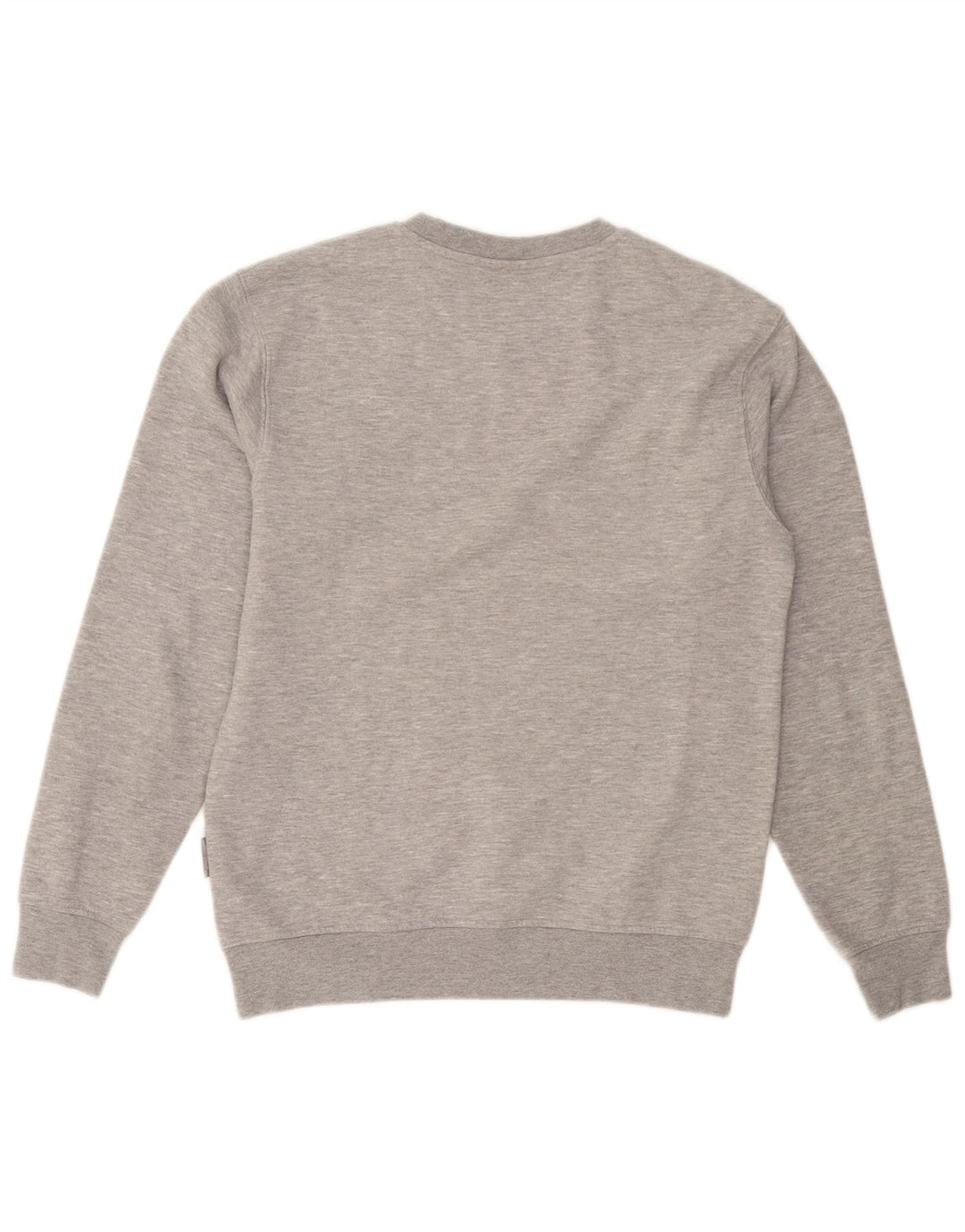 Felpa Cropp da uomo con vestibilità regolare grafica, piccola, cotone grigio