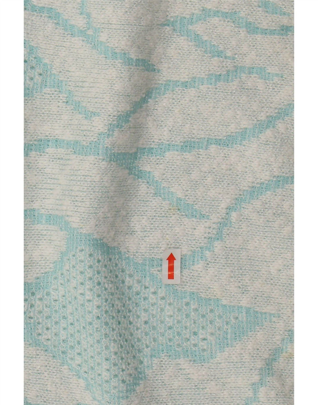 Maglione maglione girocollo da donna VINTAGE IT 50 XL color block turchese