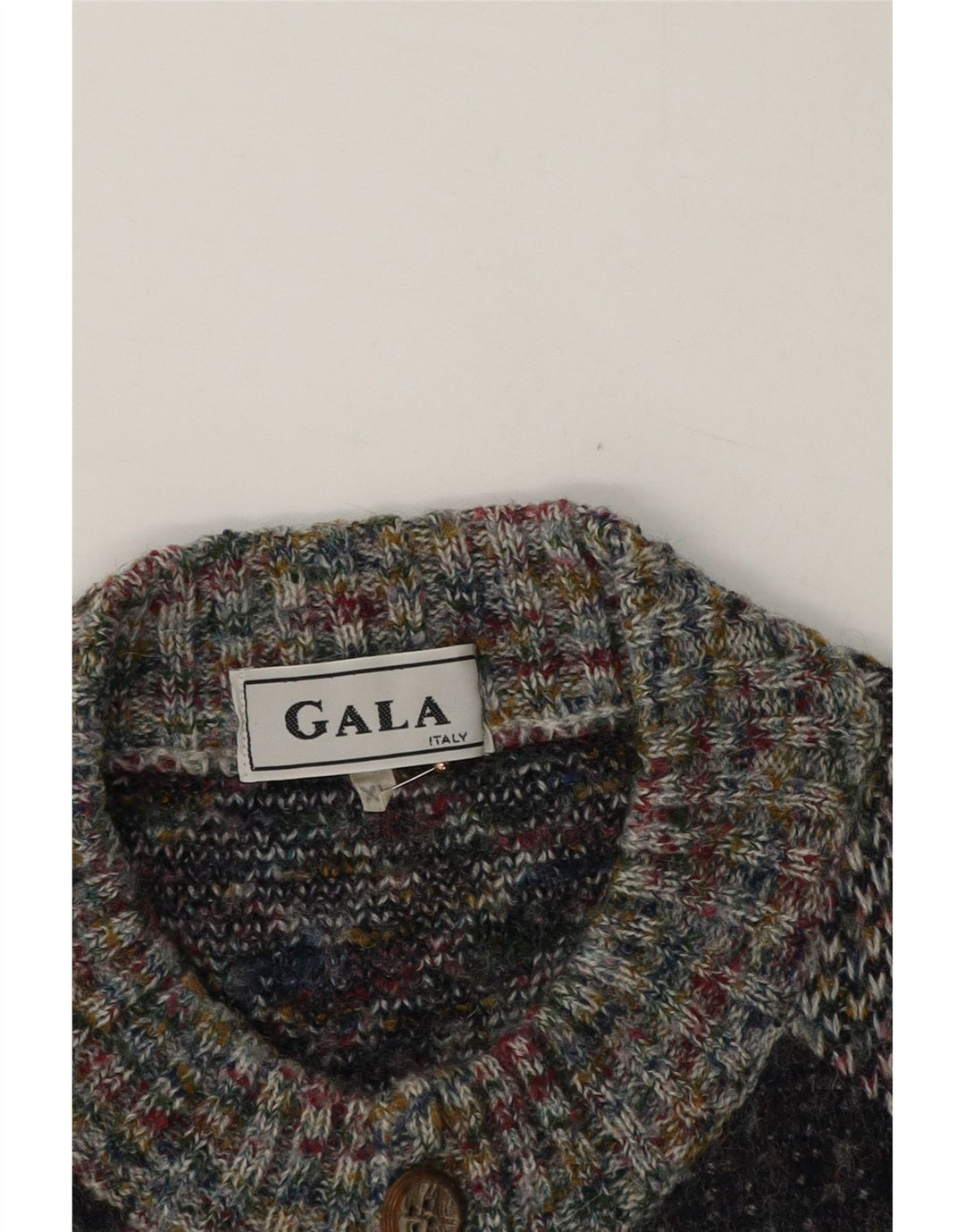 Maglione cardigan da uomo Gala XL grigio geometrico