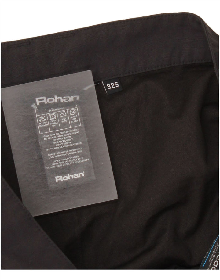 Pantaloni chino dritti da uomo Rohan W32 L29 Poliammide grigio