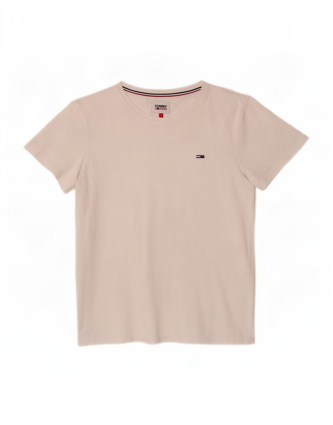 T-shirt da donna Tommy Hilfiger Top UK 12 cotone bianco medio