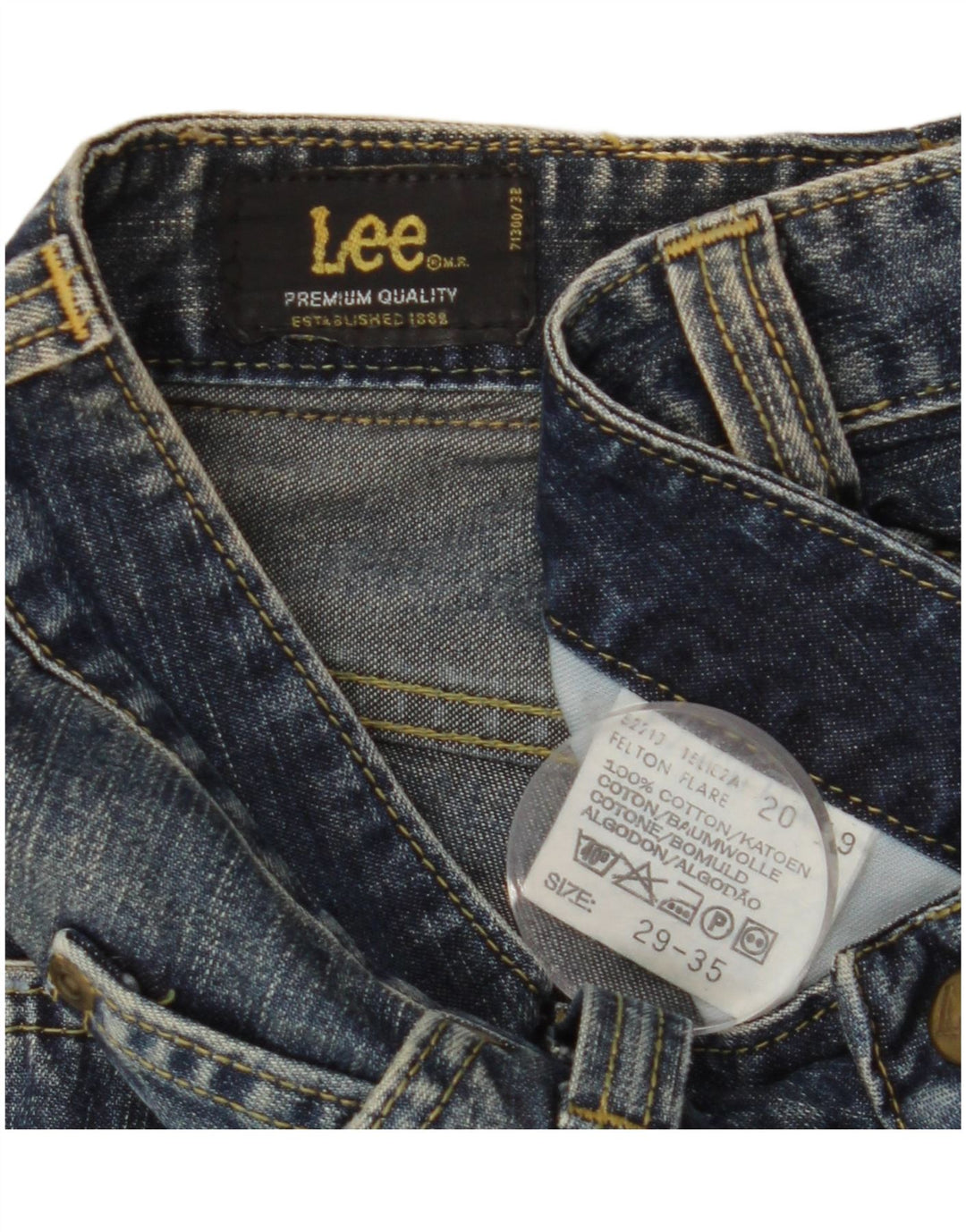 Jeans svasati LEE Felton da donna W29 L29 in cotone blu