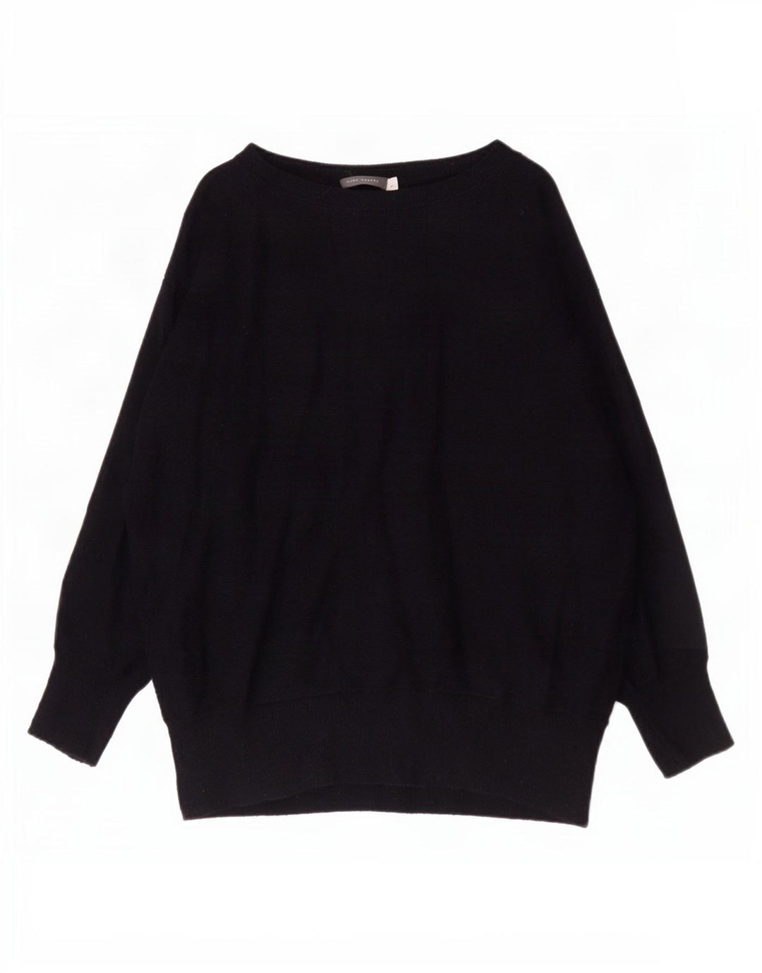Maglione maglione oversize da donna con scollo a barca MINT VELVET UK 14 Medio Nero