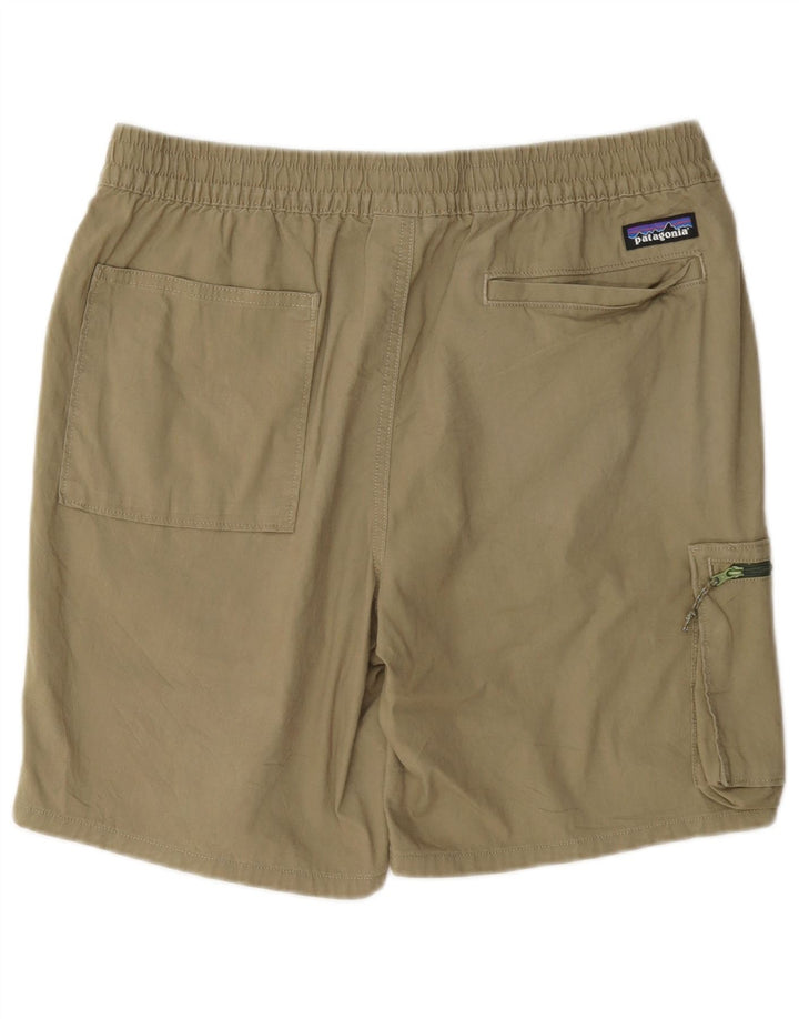 Patagonia Pantaloncini cargo da uomo medi W32 cotone kaki