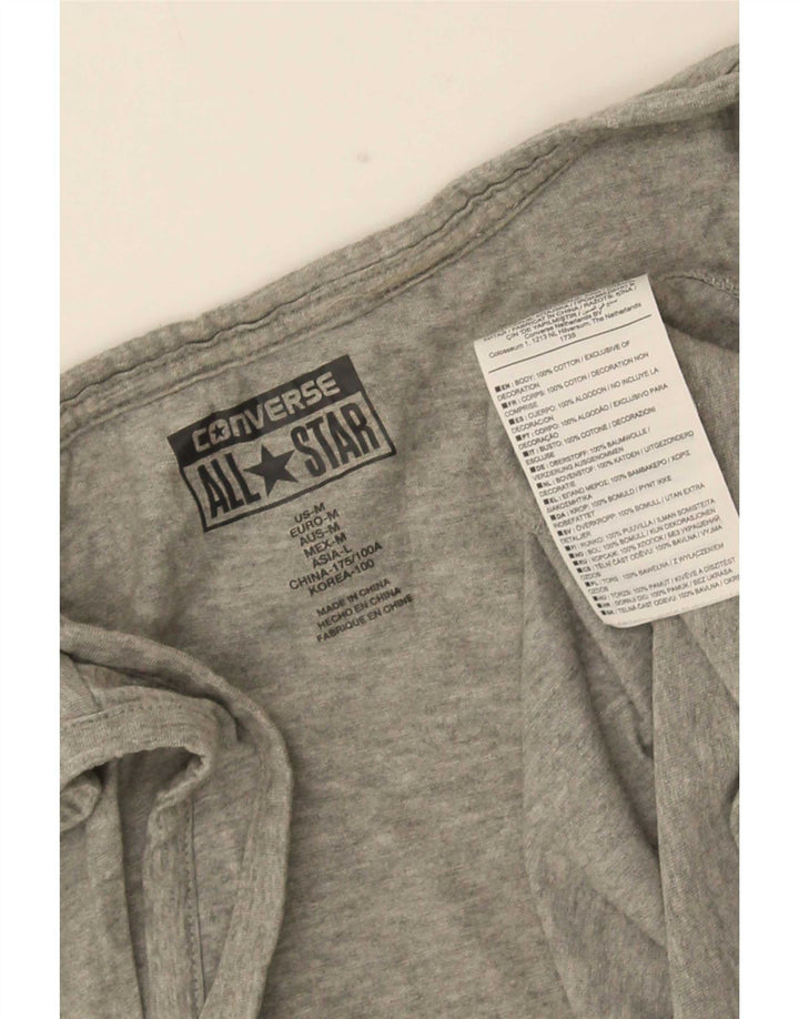 Canotta da uomo Converse in cotone grigio medio