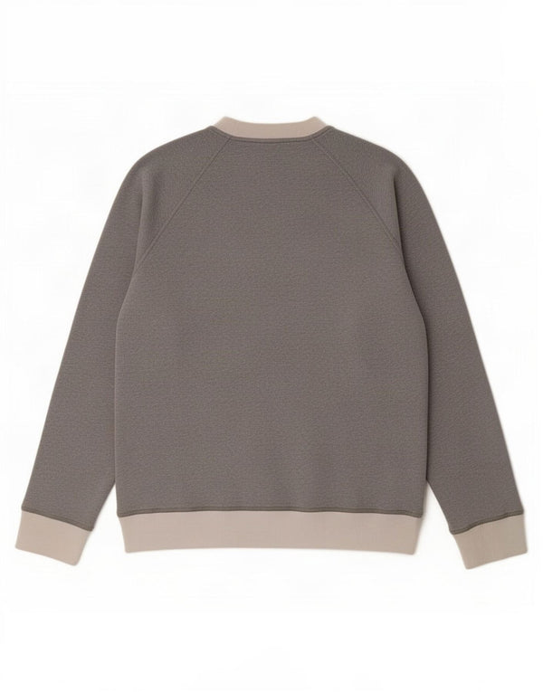 Cerruti 1881 Felpa grafica da uomo Maglione grande grigio color block