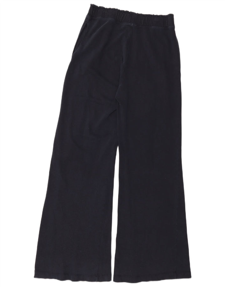 Pantaloni a gamba larga da donna Zara UK 14 blu navy medio